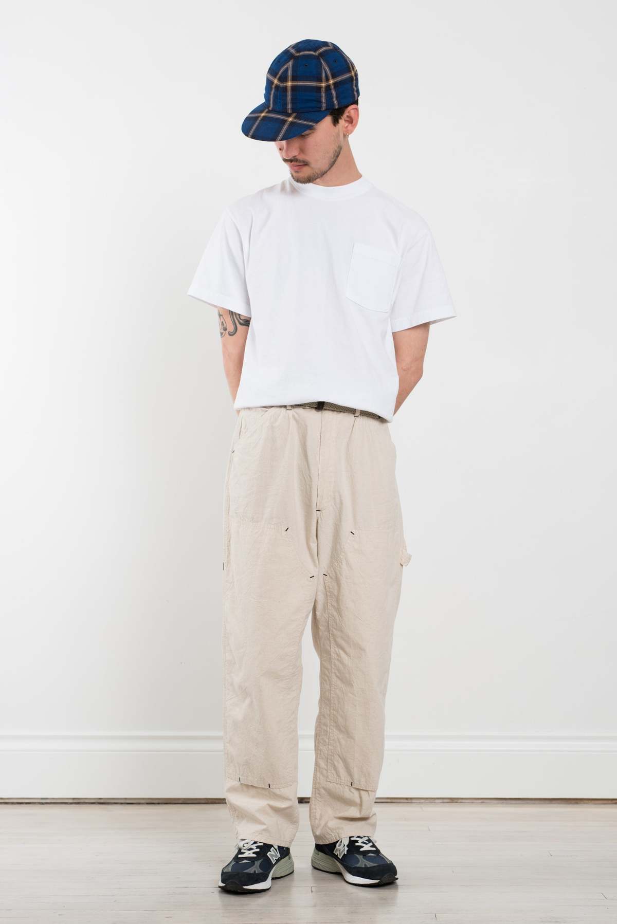ENDS and MEANS Double Knee Painter Pants - Natural | Garmentory