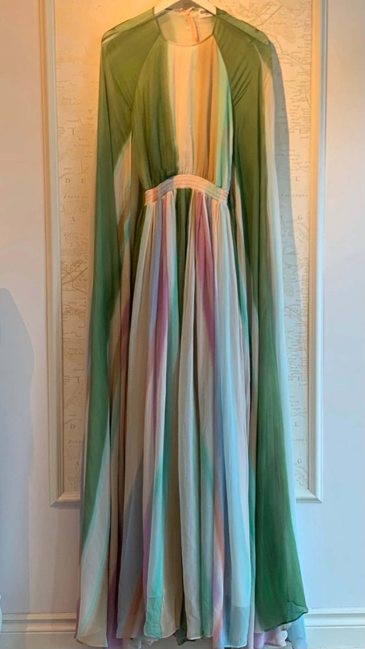 sachin and babi light blue dress ROCOCO SAND Ciel Dress in Rainbow