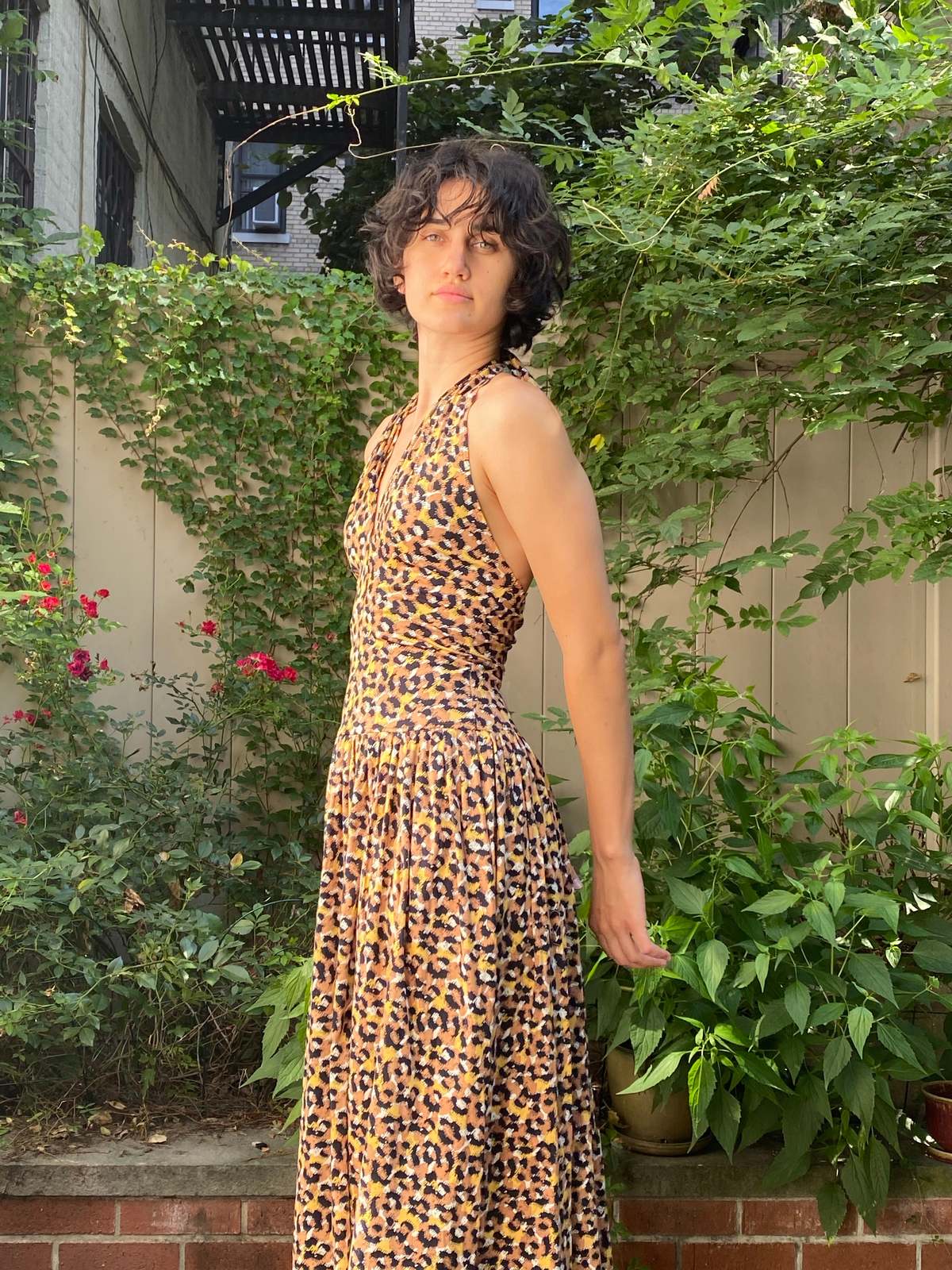 Vintage Rodier Sundress - Leopard | Garmentory
