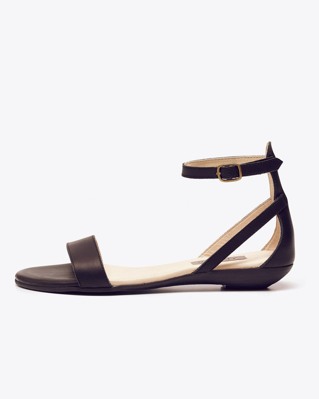 Nisolo Serena Sandal Carbon | Garmentory