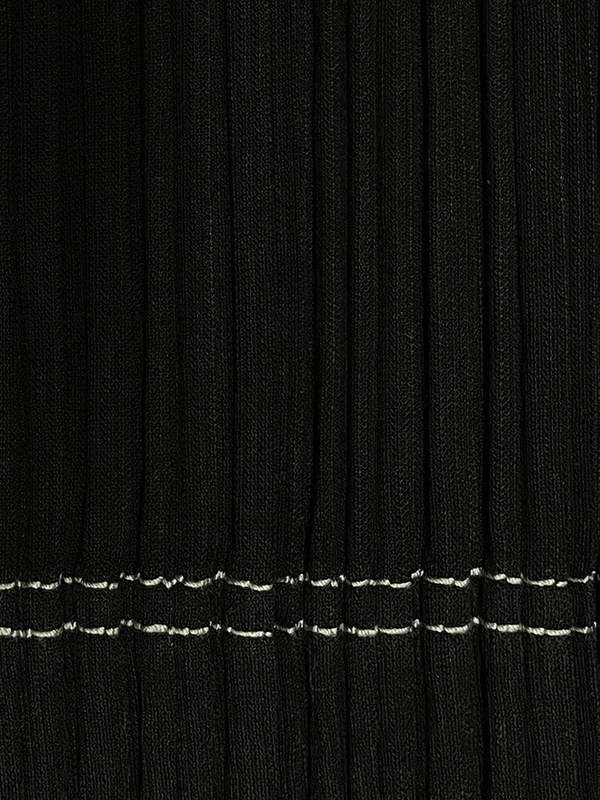 Pleats Please by Issey Miyake Ramie Denim Pants - Indigo Black