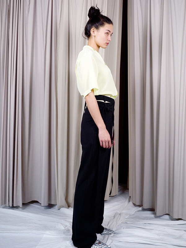 Ottolinger Signature Wrap Suit Trousers - Black | Garmentory