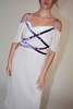 100% Silk Salome Dress - White Sand - Thumbnail 4