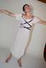 100% Silk Salome Dress - White Sand - Thumbnail 7
