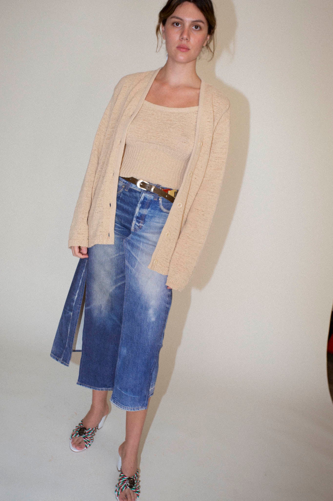 トップス OUR LEGACY KNIT CARDIGAN BEIGE Our Legacy Knitted Cardigan - Beige | Garmentory