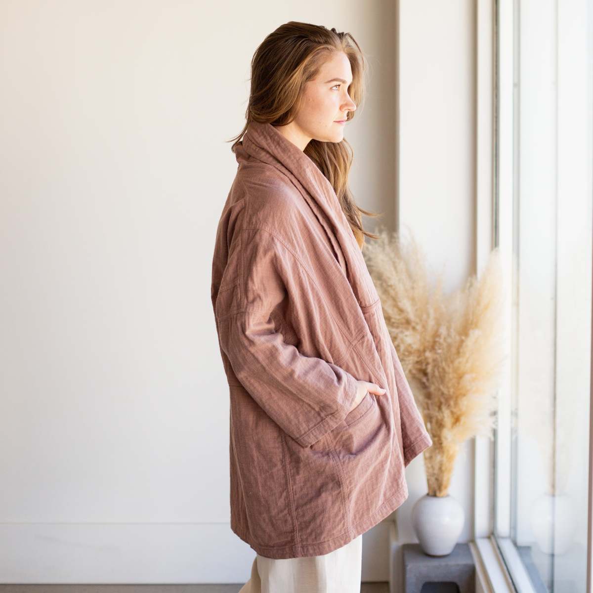 Atelier Delphine Haori Heavyweight Double Layered Cotton Gauze
