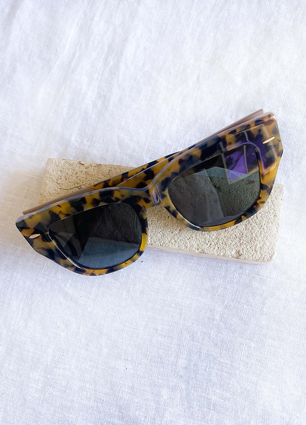 Karen Walker True North Wave Sunglasses - NWT Karen Walker True North Wave - Neutral Triple | Hemley Store  main image 3
