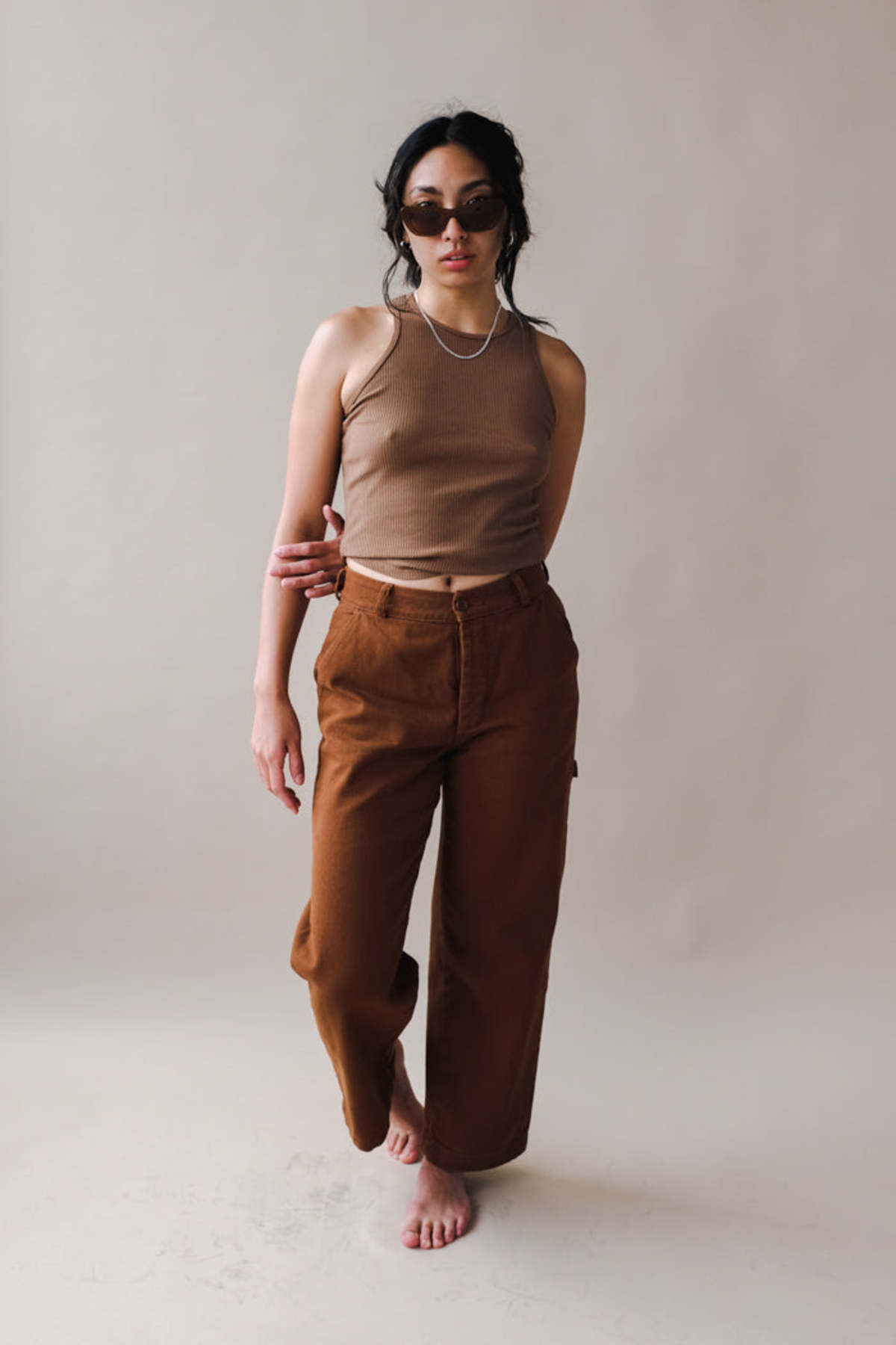 Lacausa AIDEN TROUSERS - TOFFEE - Image 3 of 7