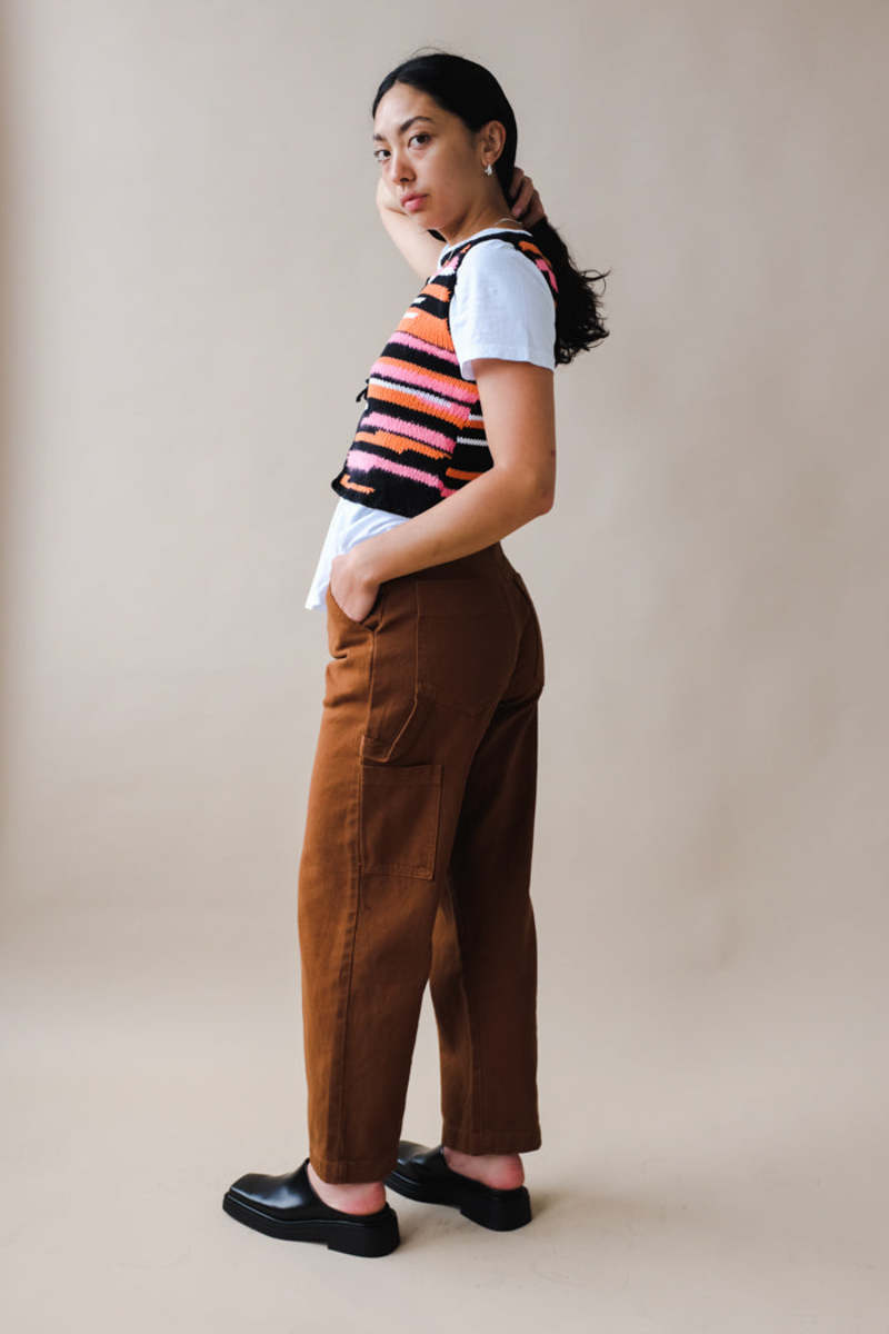 Lacausa AIDEN TROUSERS - TOFFEE
