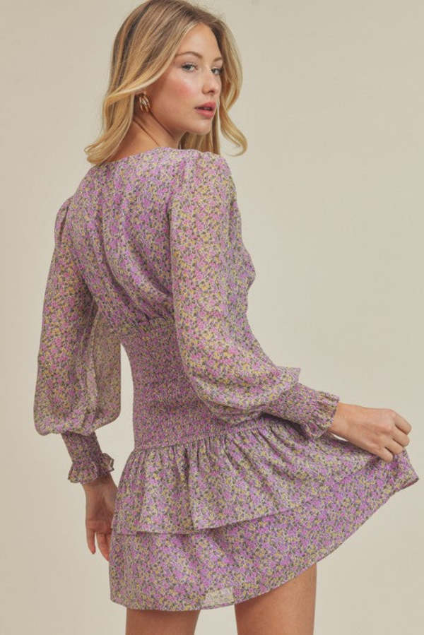 sheer lace maxi dress Kinley Sheer Hem Lace Maxi Dress Pink main image 0