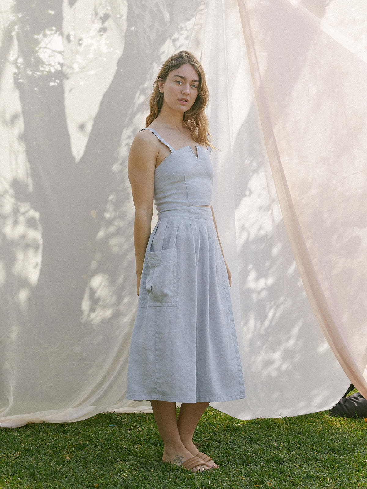 Sugar Candy Mountain Dylan D Ring Skirt - Water - Image 1 of 5