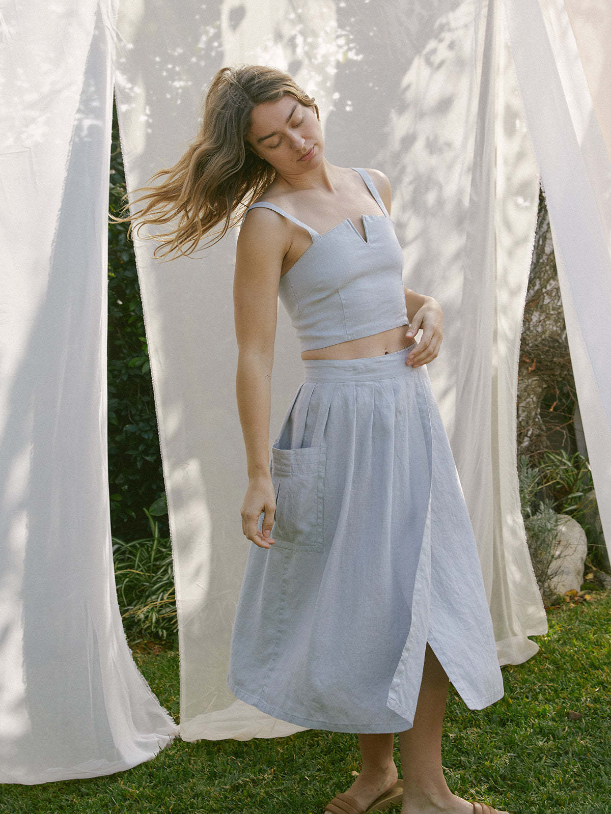 Sugar Candy Mountain Dylan D Ring Skirt - Water - Image 2 of 5