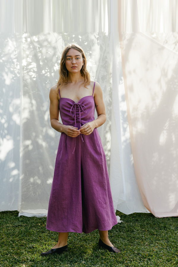 Juliette Jumpsuit | Raspberry