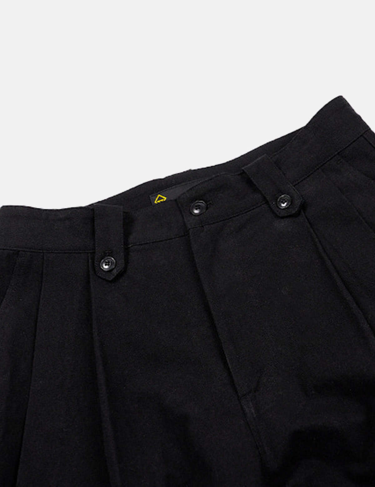 Frizmworks Deep Two Tuck Curved Pants - Black | Garmentory