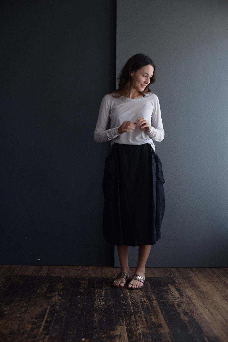 スカート MARC LE BIHAN Women Mid Skirts G2520 Black Marc Le Bihan Black 3 Layer Tulle Skirt – IfSohoNewYork