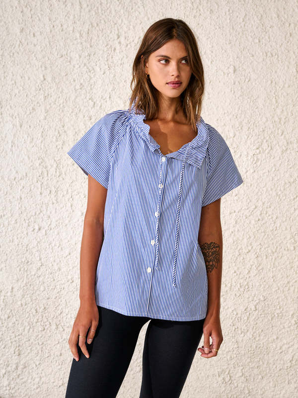 Bette' Shirt Dress - Bluebell – Sage Kids