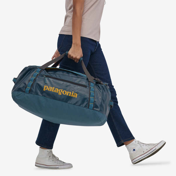 Patagonia Black Hole 55L Duffel Bag - Abalone Blue/Ink Black | Garmentory Patagonia Black Hole 55L Duffel Bag - Abalone Blue/Ink Black | Garmentory