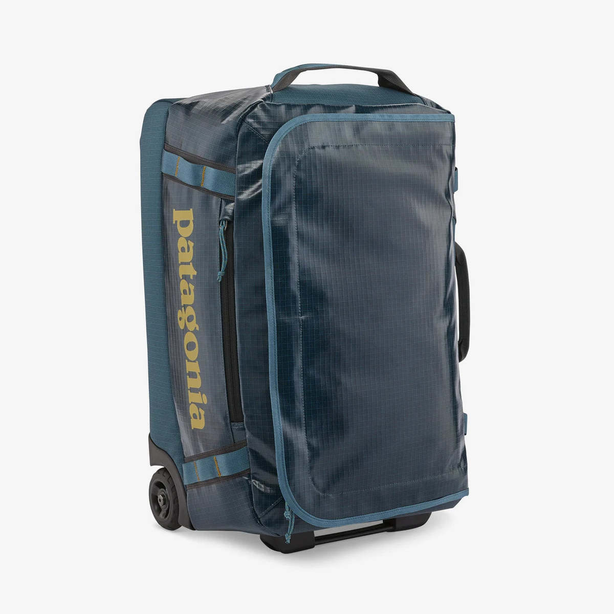 patagonia black hole duffel 40l abalone blue Patagonia Black Hole Wheeled 40L Duffel Bag - Abalone Blue/Ink Black