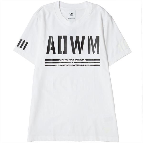 ADIDAS ORIGINALS BY WHITE MOUNTAINEERING T-SHIRT - WHITE ADIDAS ORIGINALS BY WHITE MOUNTAINEERING T-SHIRT - WHITE