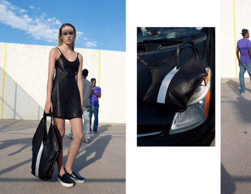 Collina Strada Congaree Dress Black Leather Collina Strada Congaree Dress Black Leather