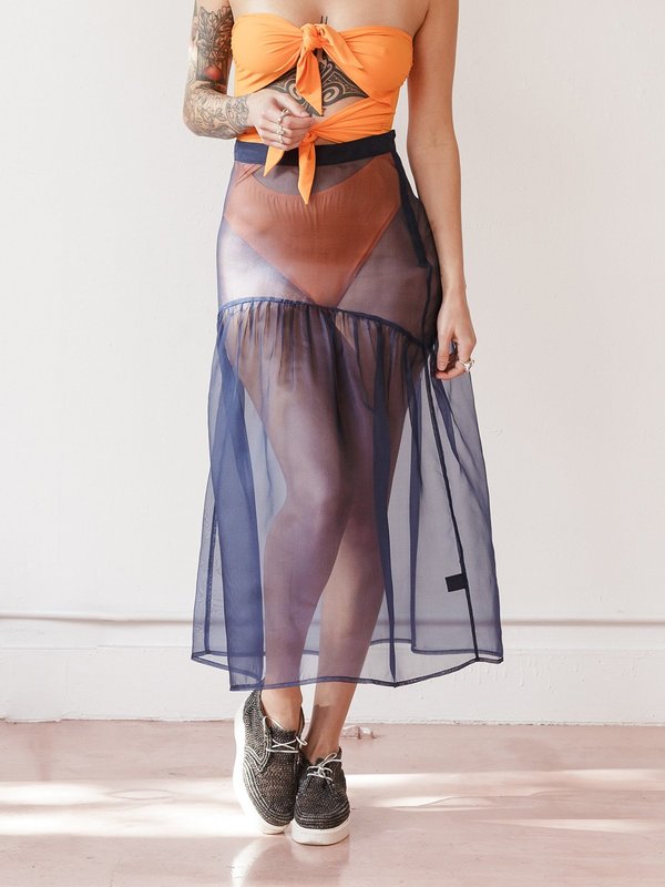 Maryam Nassir Zadeh Cala One Tier Skirt