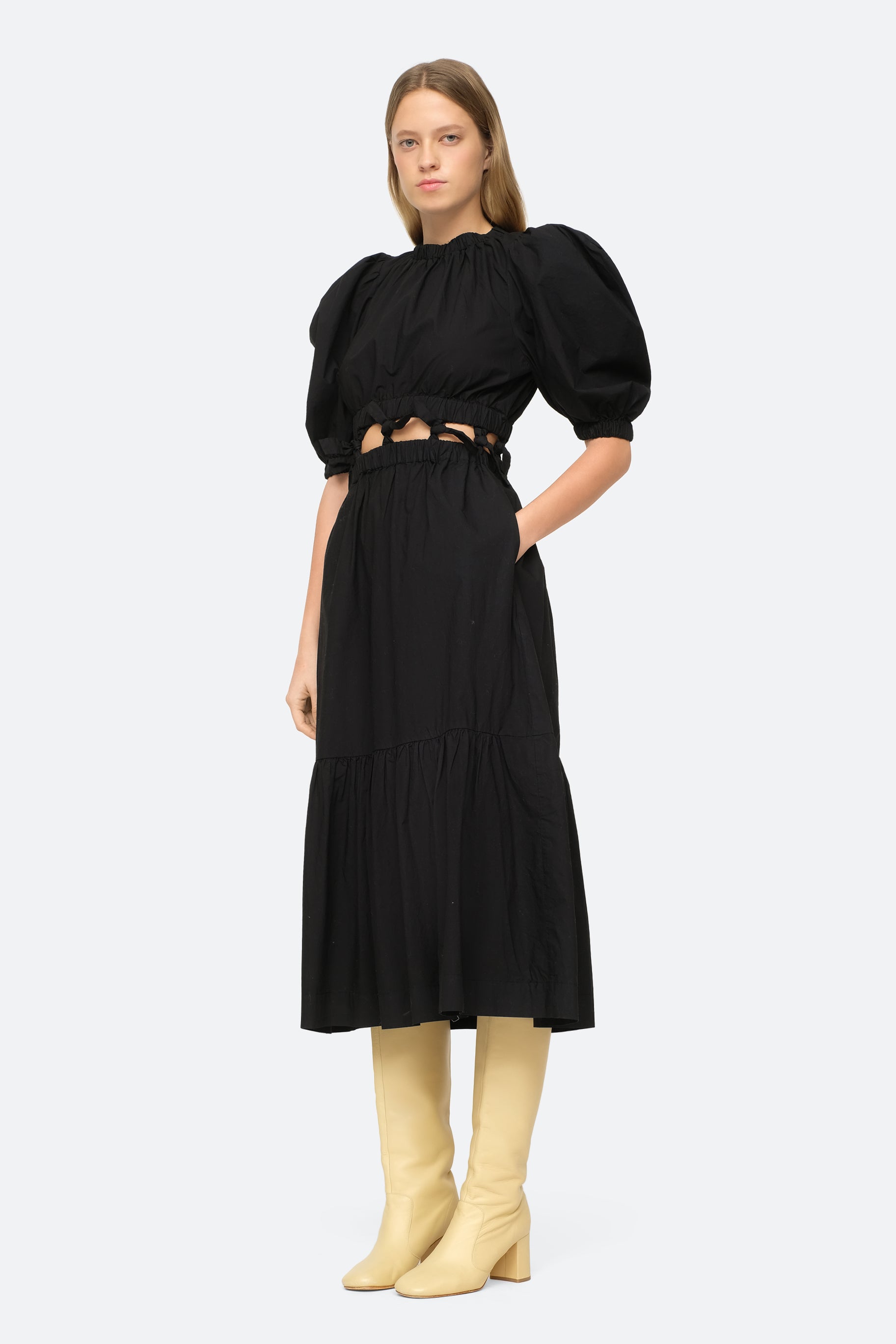 Sea NY Sloane Cutout Dress - Black