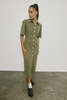 Muse the Label Mari Dress - Khaki - Thumbnail 1