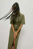 Muse the Label Mari Dress - Khaki - Thumbnail 5