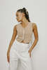 Muse the Label Tova Vest - Dune - Thumbnail 2
