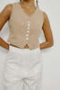 Muse the Label Tova Vest - Dune - Thumbnail 4