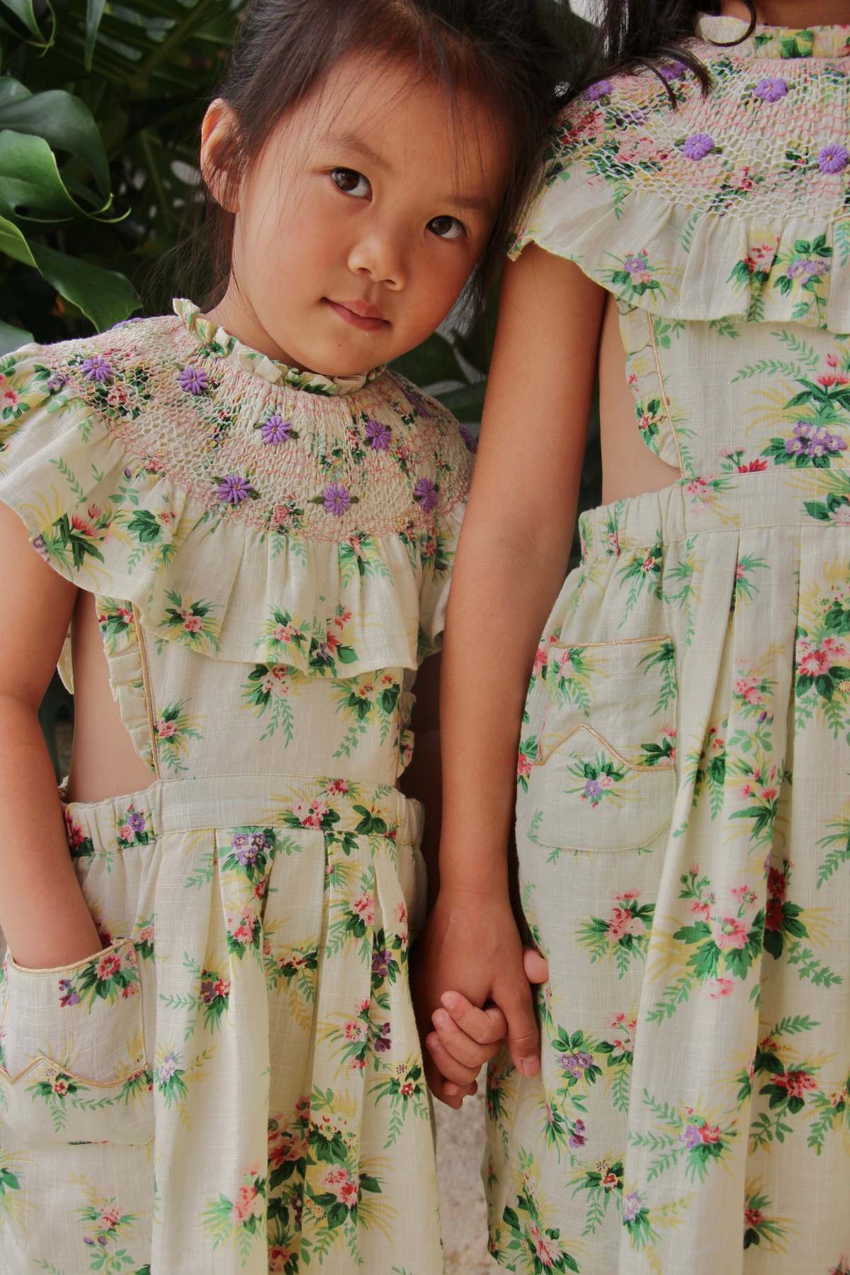 Bonjour Diary ／ NEW APRON DRESS 2-3Y Bonjour Diary New Apron Dress (Red Check) | Jean + Hadley