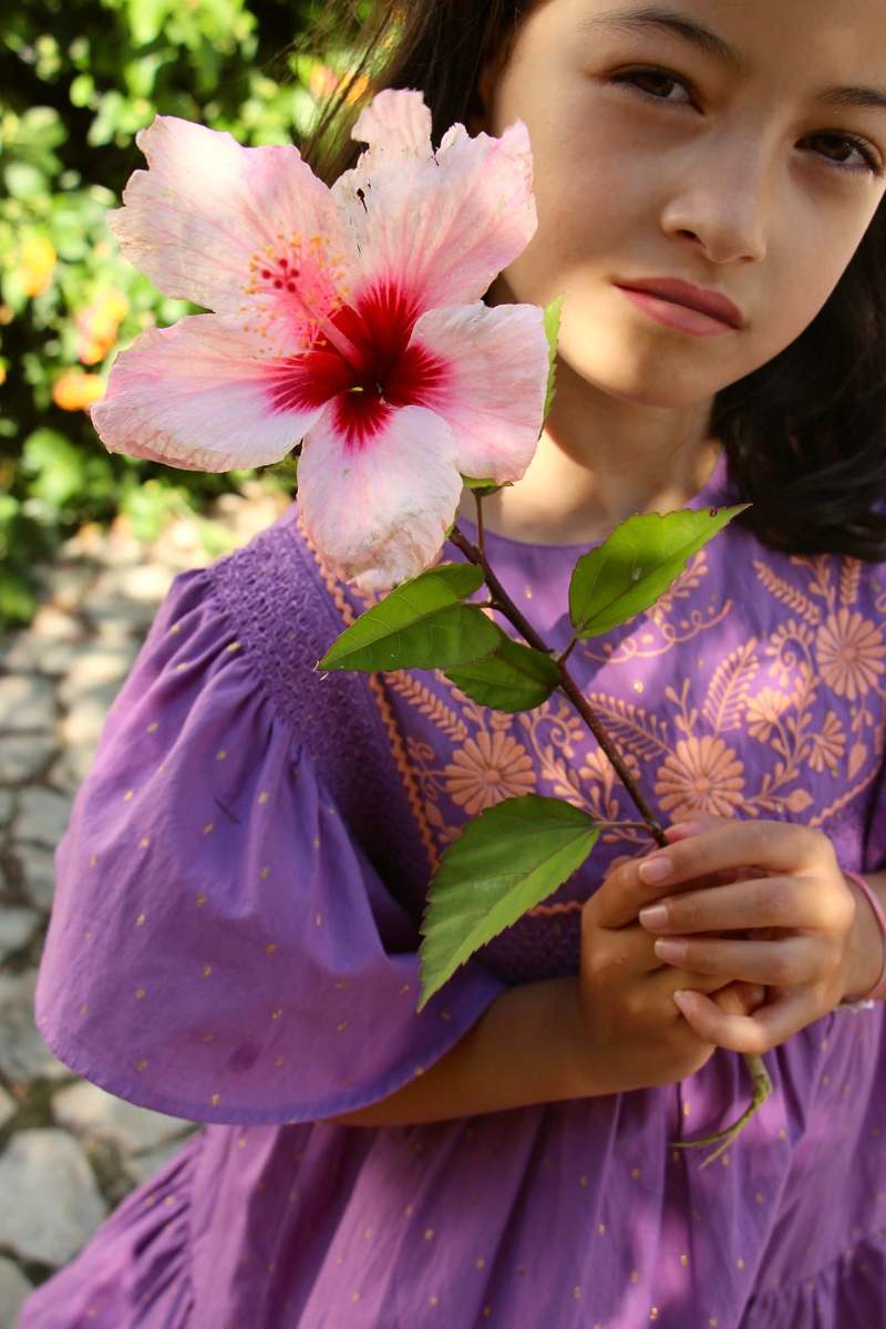 Kids Bonjour Diary Rosalie Dress - Purple | Garmentory