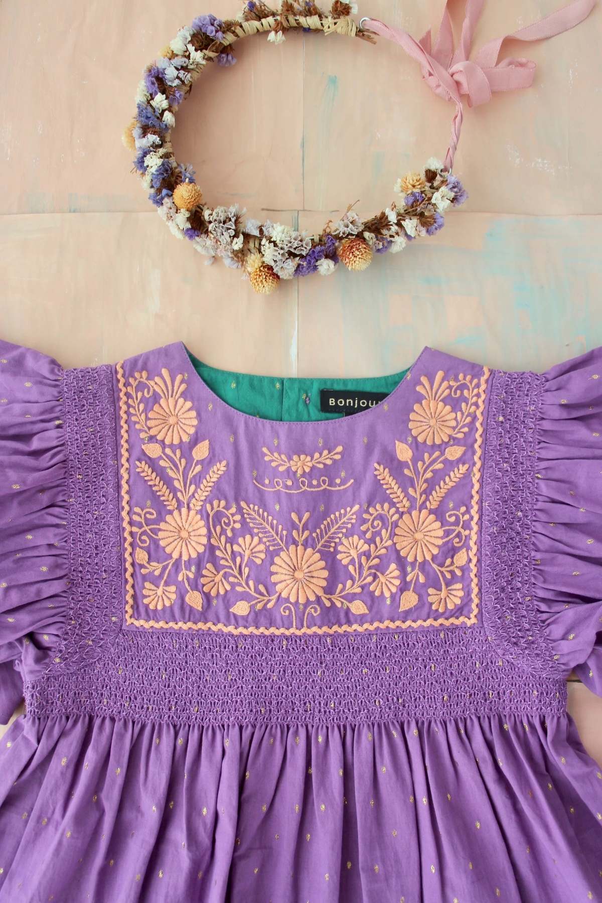 Kids Bonjour Diary Rosalie Dress - Purple | Garmentory