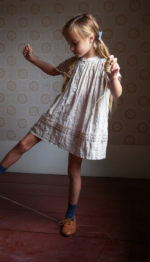 kids Soor Ploom Goldie Dress - Pinstripe | Garmentory