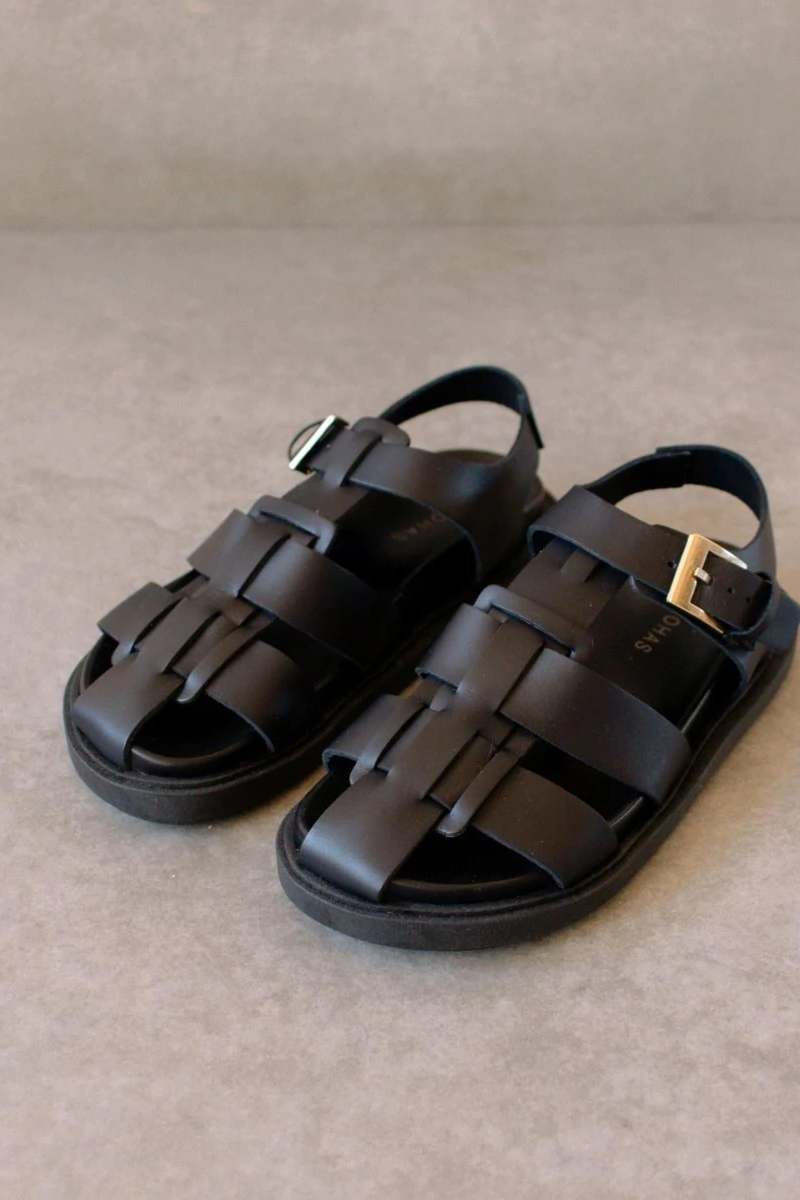 Alohas Backbone Clog - Black