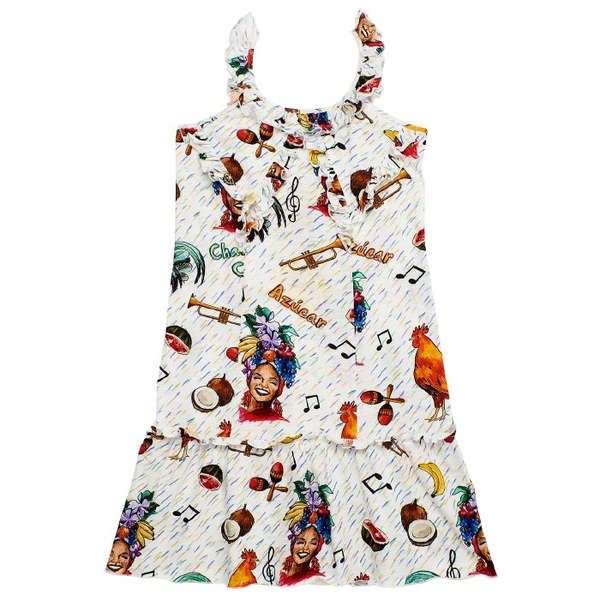 Kids Maison Mangostan Child Chan Chan Dress - Multicolour | Garmentory