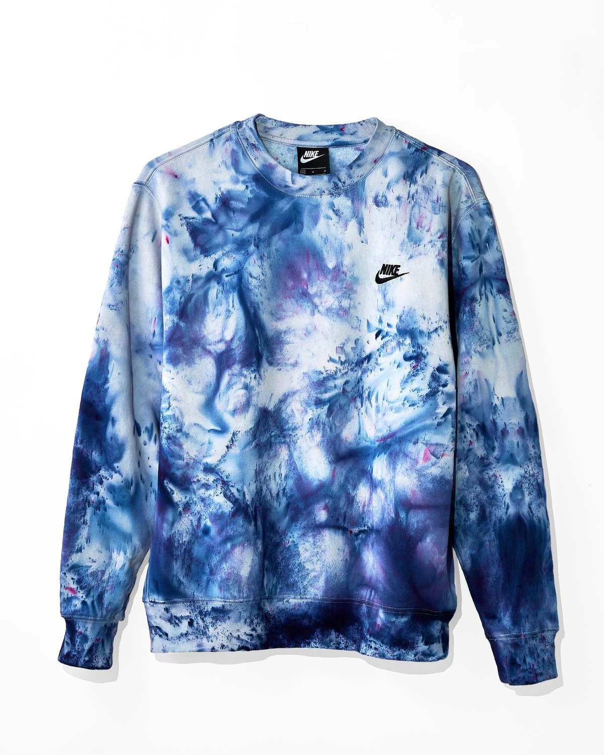 tie dye nike crew neck
