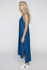 Stateside Satin Jacquard Step-Up Dress - Deep Sea Blue - Thumbnail 1