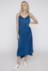 Stateside Satin Jacquard Step-Up Dress - Deep Sea Blue - Thumbnail 3