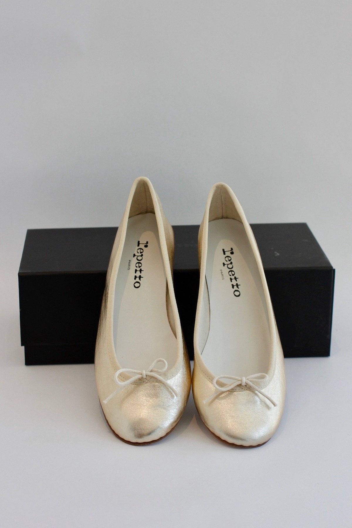 Repetto Shoes Repetto Metallic Ballet shoe - Image 1 of 4