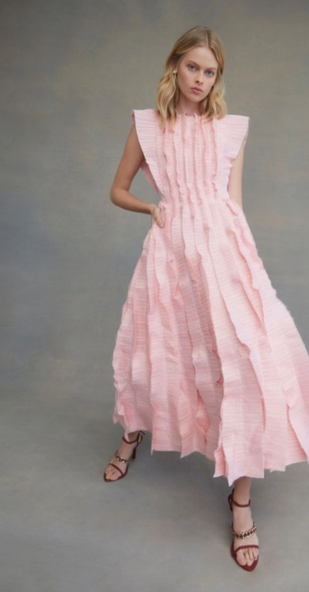 Aje Hybrid Midi Dress - Image 1 of 3