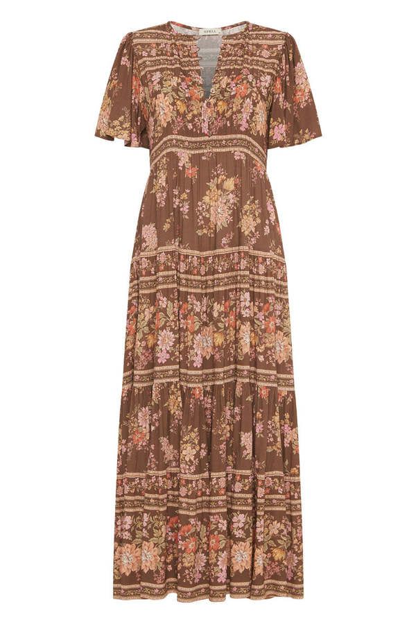 spell meadowland boho dress Spell Meadowland Linen Tunic Dress Cream