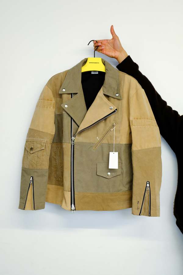 Old Park One off Upcycled Carhartt Duck Oversized Riders Jacket