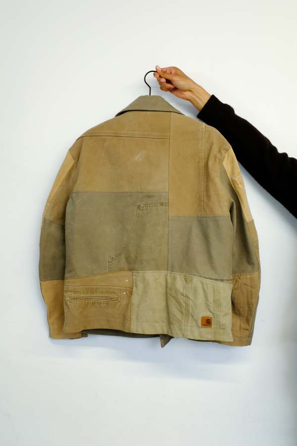 Old Park One off Upcycled Carhartt Duck Oversized Riders Jacket