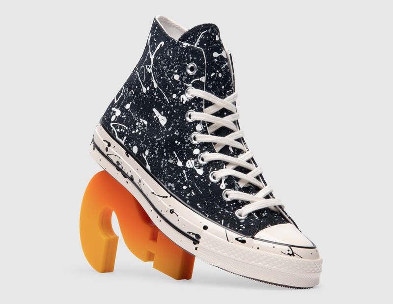 Converse Chuck 70 Hi Paint Splatter sneakers black