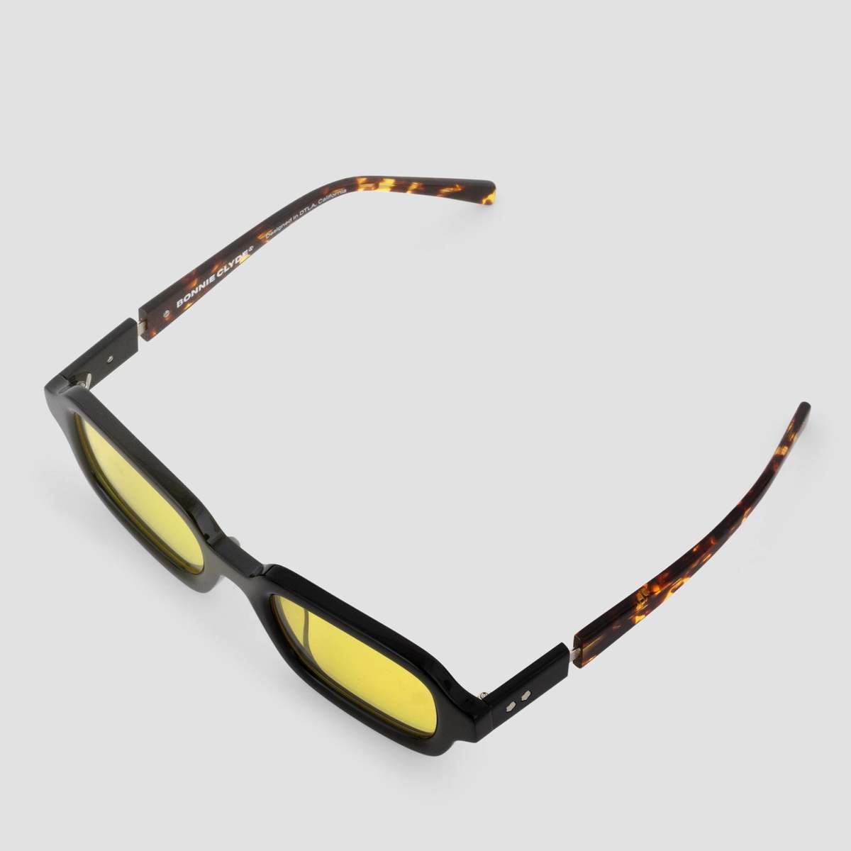 Bonnie Clyde Shy Guy Sunglasses - Black/Yellow | Garmentory