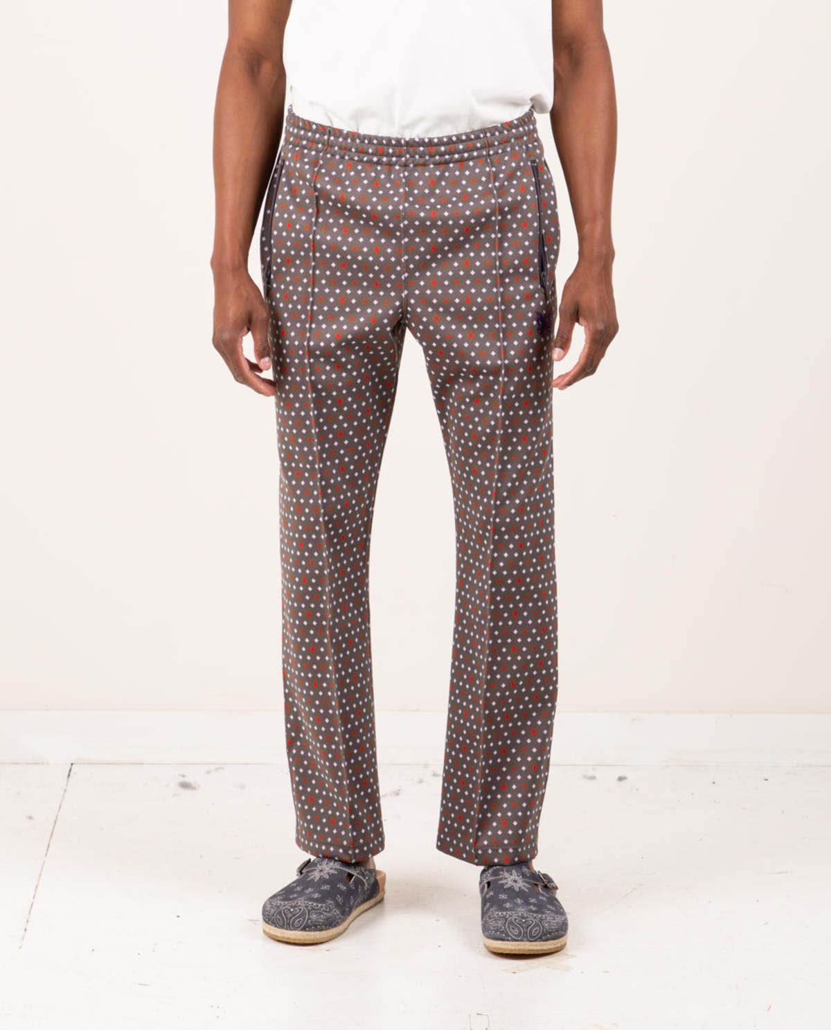 Needles Jacquard Track Pant - Diamond | Garmentory