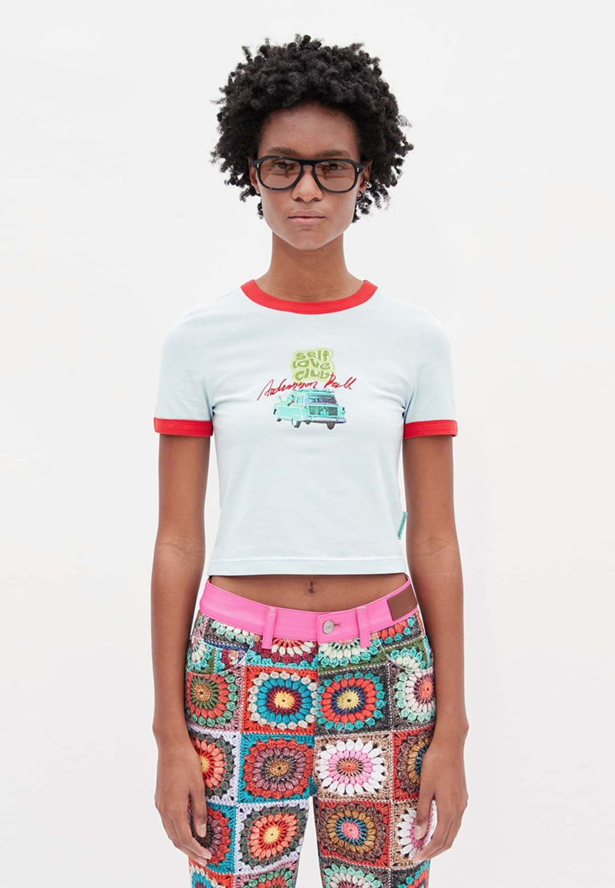 ANDERSSON BELL Yukee Ringer T-Shirt - Sky Blue | Garmentory