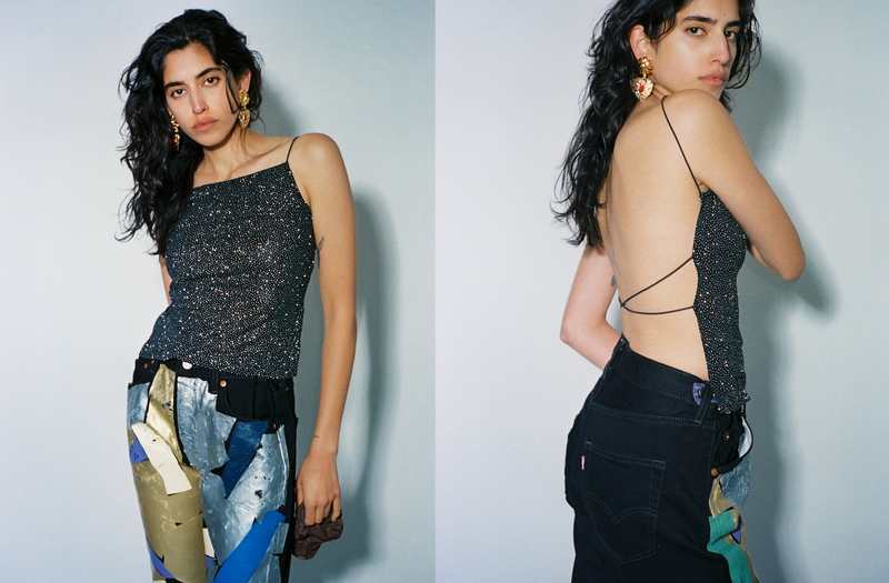 maryam nassir zadeh シースルータンクトップ Maryam Nassir Zadeh - Silt Blanca Tank – BONA DRAG