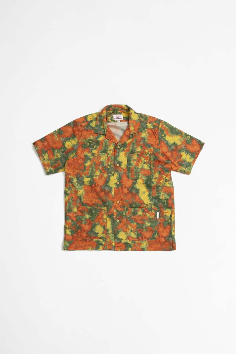 Battenwear Five Pocket Island Shirt - Orange Camo | Garmentory 